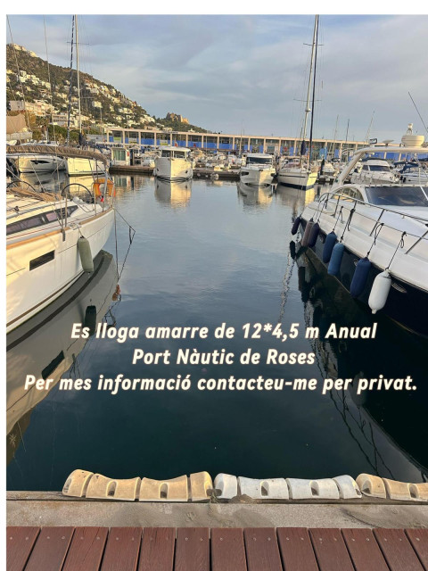 LLOGUER AMARRADOR MR 09 12x4,5