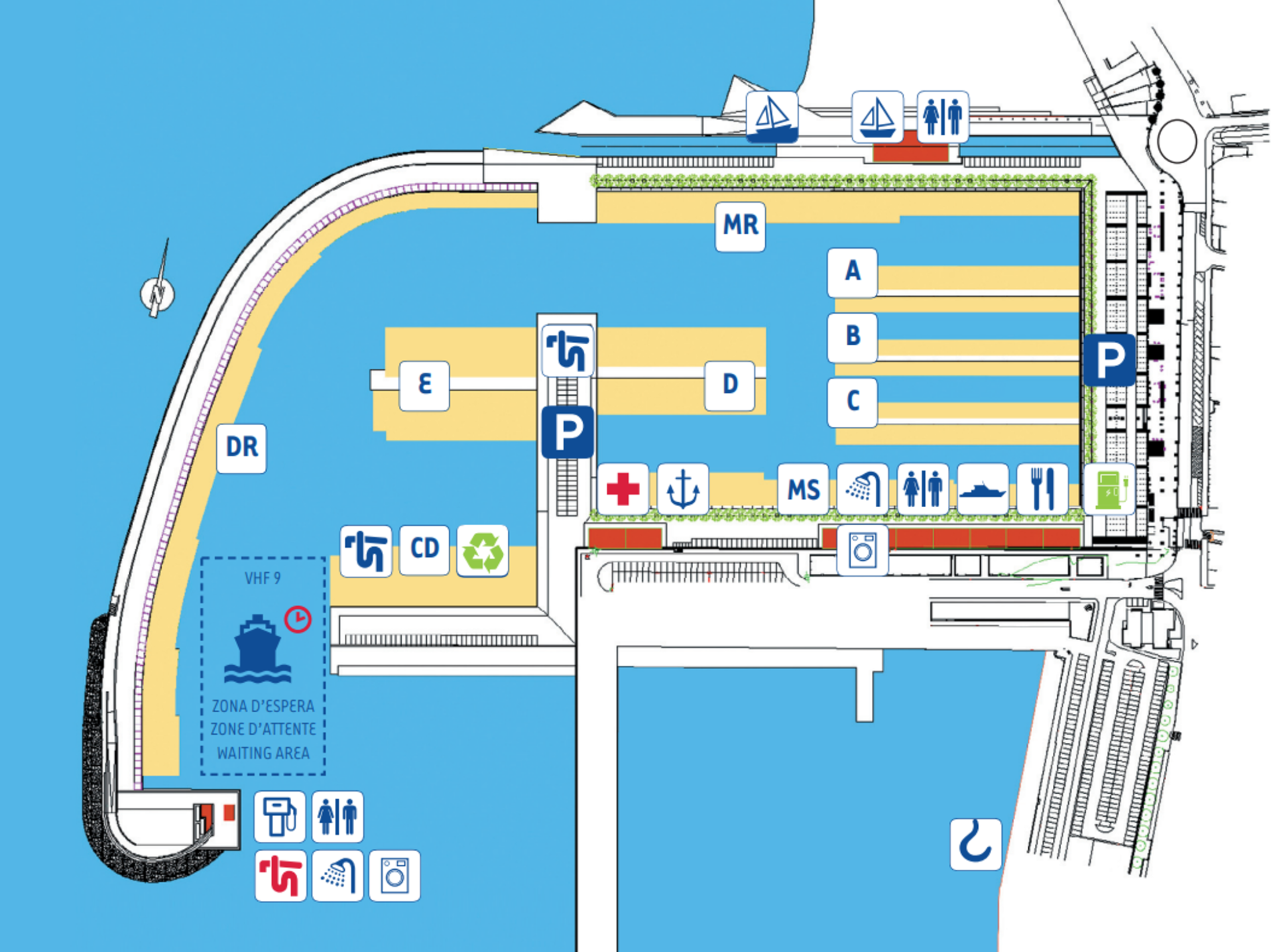 Plan du port