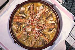 El pescado fresco la base principal