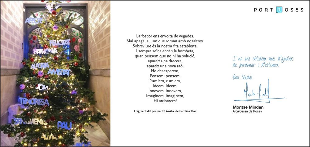 PortRoses us desitja Bones Festes i Feliç 2021