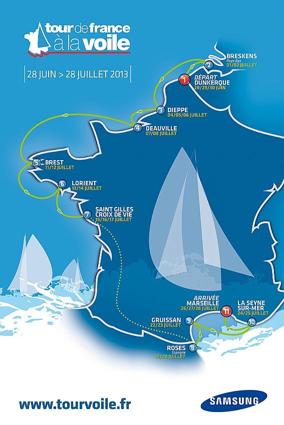 Parcours de Tour à Voile 2013