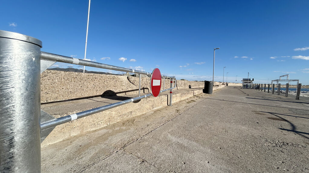 Nova barrera de protecció a la Bocana de Santa Margarida per evitar l’accés en episodis de fort onatge