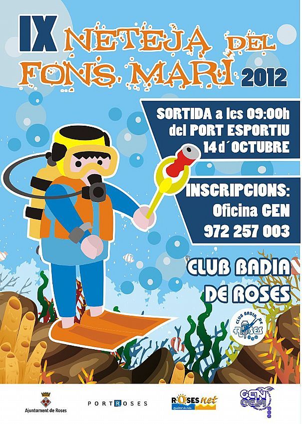 IX LIMPIEZA DEL FONDO MARINO - ROSES 2012