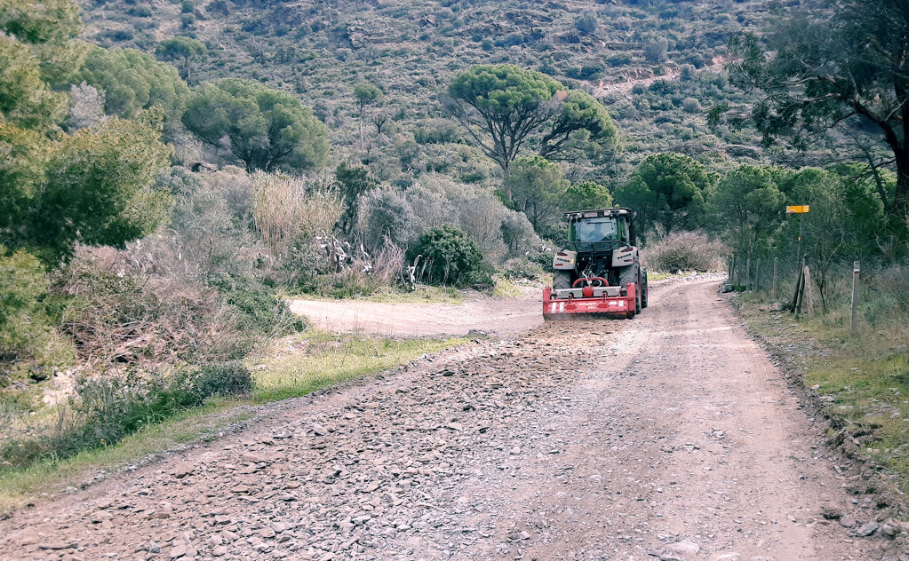 Arranjament del camí de Montjoi a Jóncols per recuperar els trams malmesos per pluges i millorar l’accessibilitat