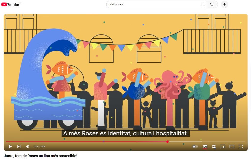 Roses inicia una campaña audiovisual para concienciar sobre la sostenibilidad turística