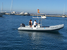 Nova embarcació per al control i seguiment del nou sistema de fondeig a Roses