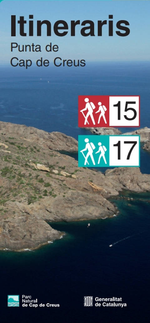 Itinerary leaflet of the tip of Cap de Creus